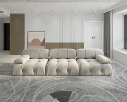Minimalist Velvet Modular Sectional Sofa