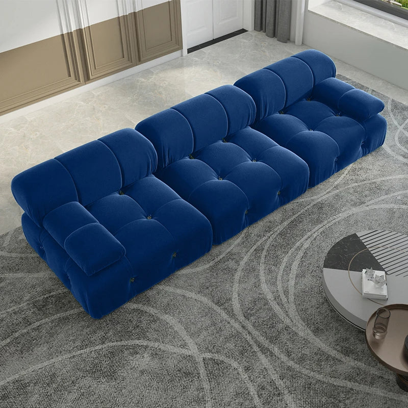 Minimalist Velvet Modular Sectional Sofa