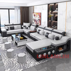 Modern Sectional Sofa with Bluetooth USB