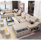 Modern Sectional Sofa with Bluetooth USB