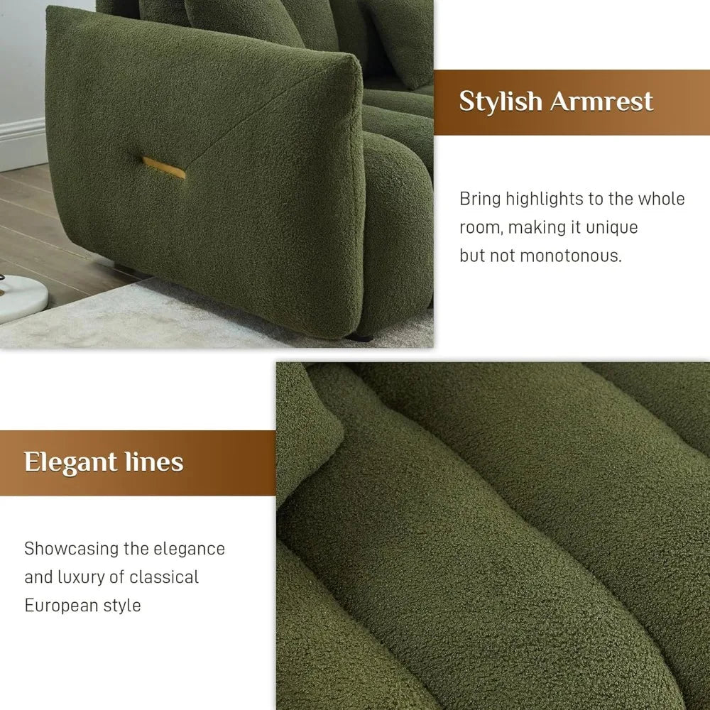 Teddy Cloud Sherpa Sofa Couch