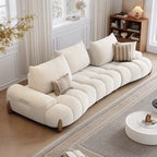 Minimalist Nordic Curved 2-Seater Sofa