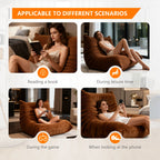Velvet Boneless Sofa