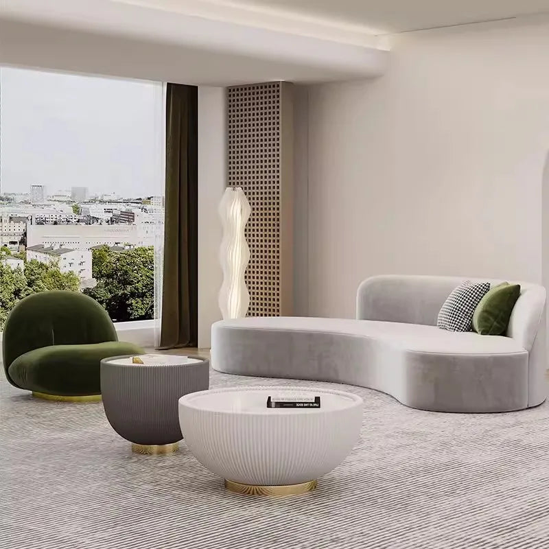 Velvet Reception Sofa