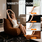Velvet Boneless Sofa