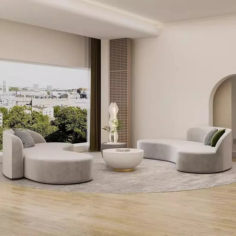 Velvet Reception Sofa