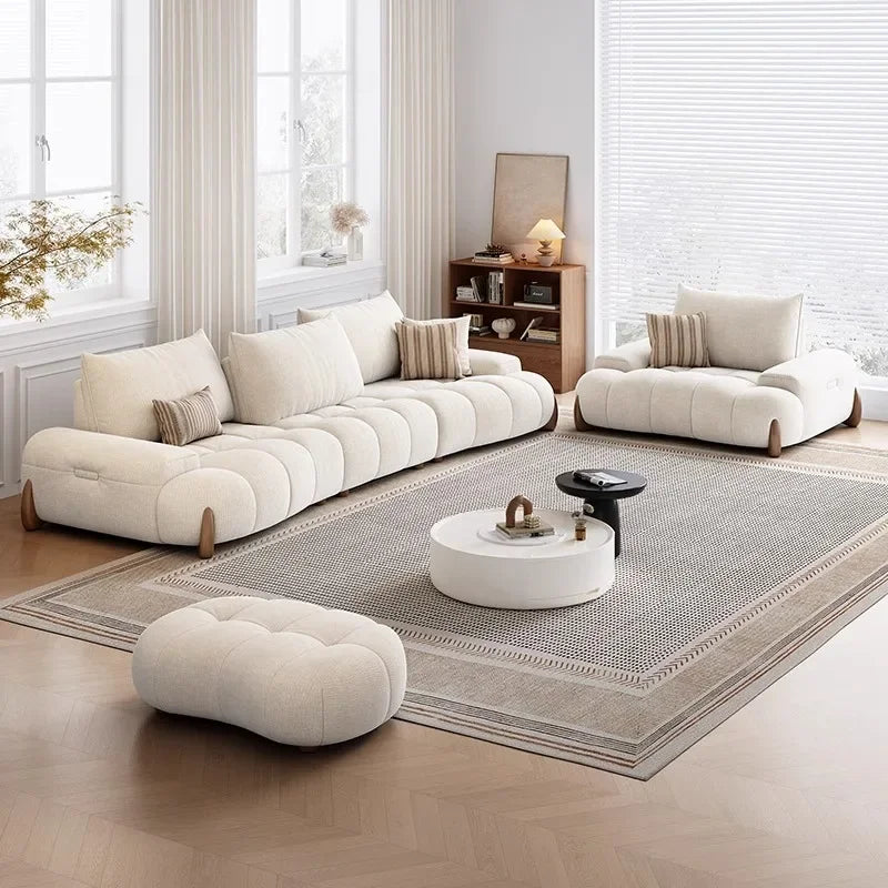 Minimalist Nordic Curved 2-Seater Sofa