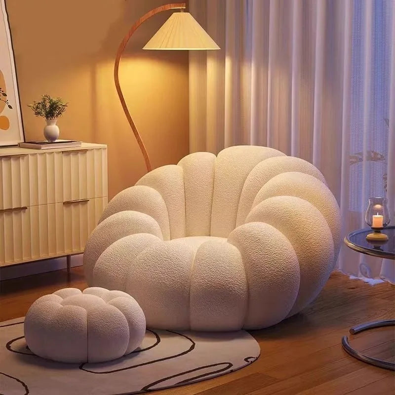 Modern Fluffy Bean Bag Sofa