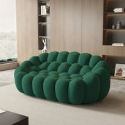 Curved Boneless Sofa Loveseat