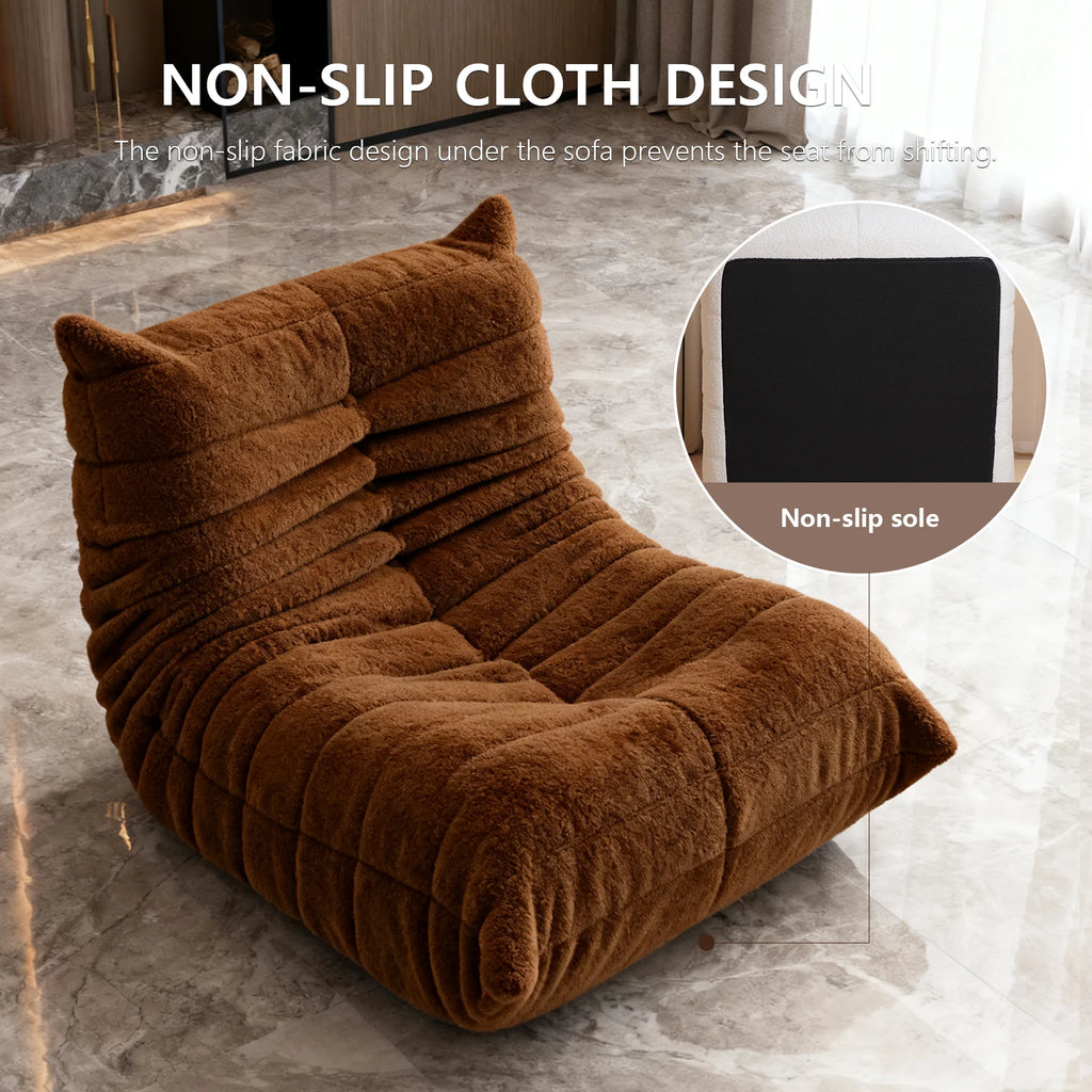 Velvet Boneless Sofa