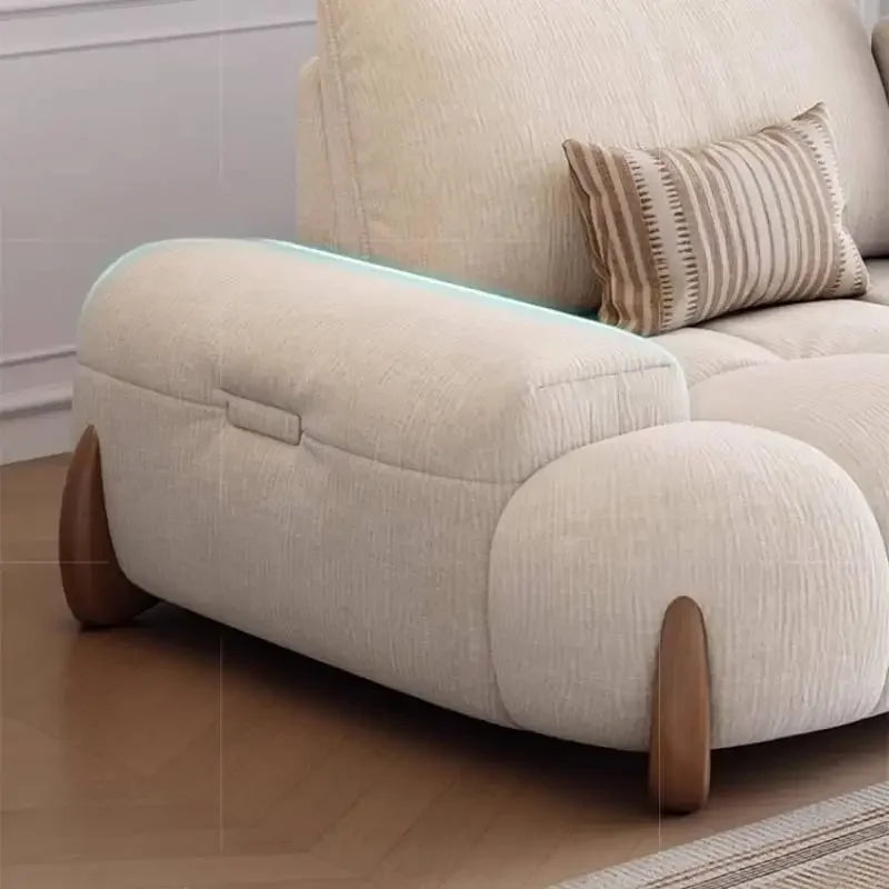 Minimalist Nordic Curved 2-Seater Sofa