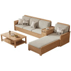 Nordic Ash Wood Fabric Sofa