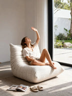 Velvet Boneless Sofa