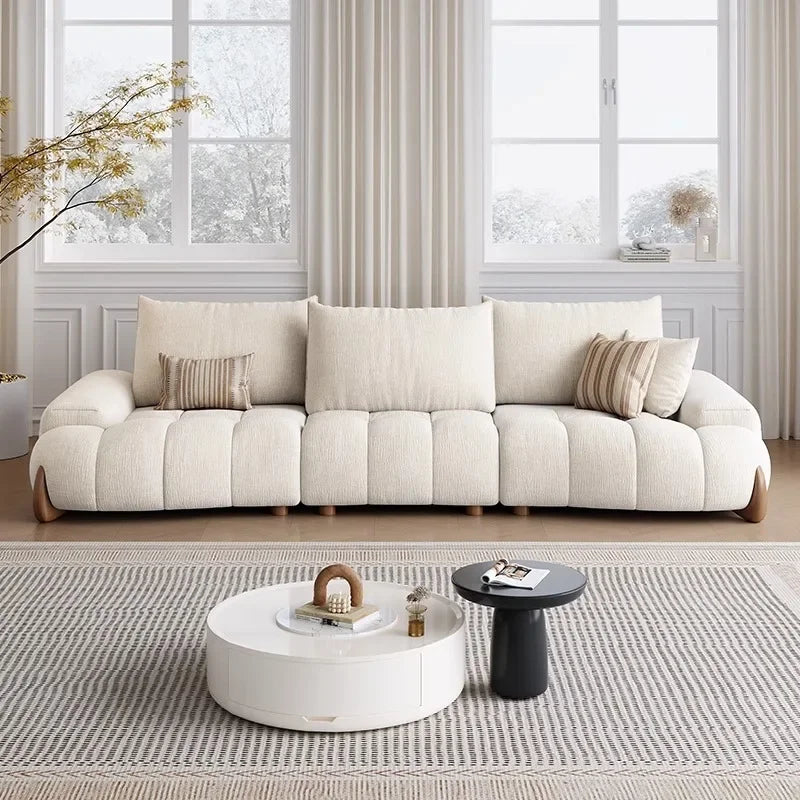 Minimalist Nordic Curved 2-Seater Sofa