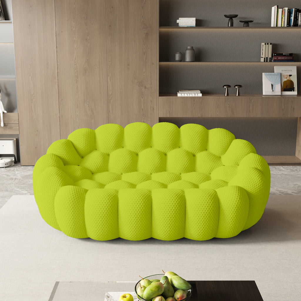Curved Boneless Sofa Loveseat