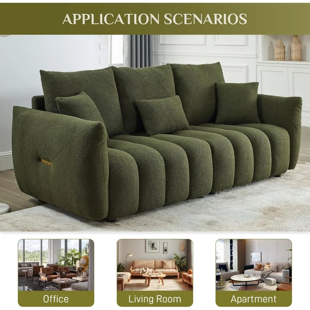 Teddy Cloud Sherpa Sofa Couch