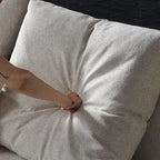 Italian Minimalist Cotton Linen Sofa