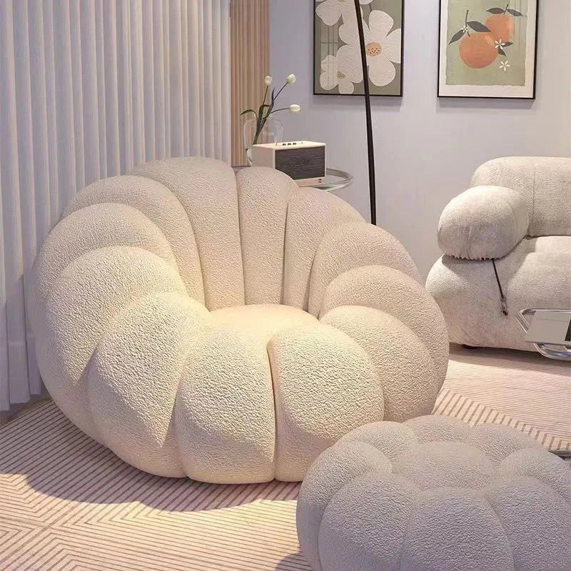 Modern Fluffy Bean Bag Sofa