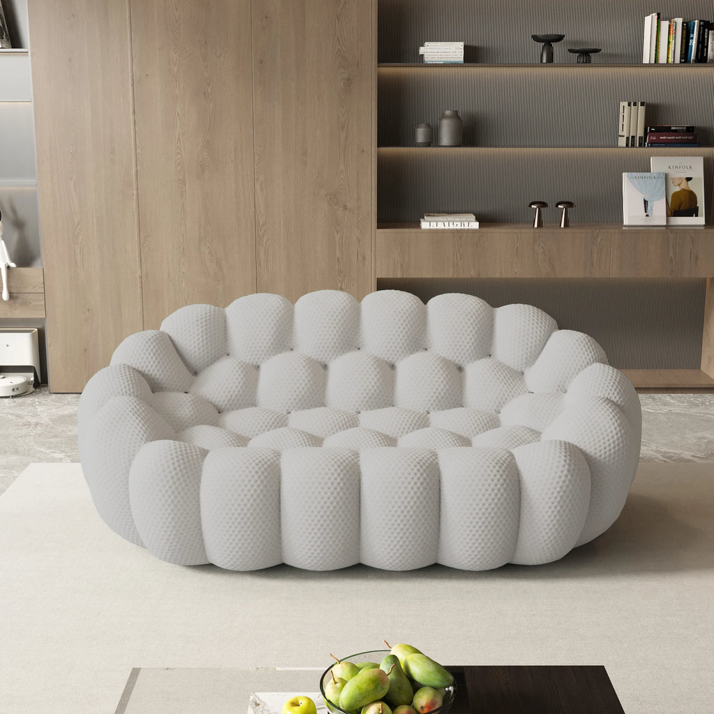 Curved Boneless Sofa Loveseat